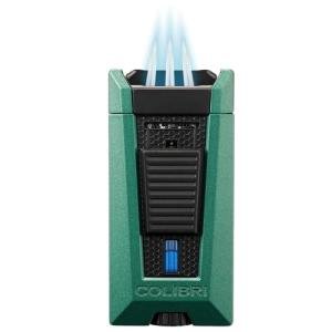 Colibri Stealth Triple Jet Butane Lighter - Green Black