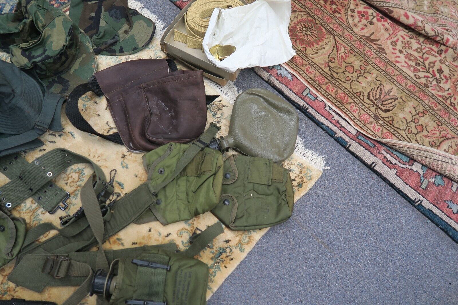 25+ Military Canteen Belt Pouches & Camouflaged Caps