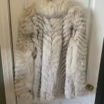 Vintage Fox Fur Jacket, Size L