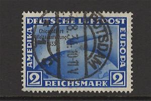 Germany Scott C39 Chicago Flight Zeppelin Stamp