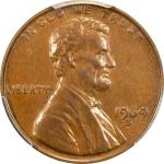 1969-S Lincoln Cent Doubled Die - PCGS AU58 BN