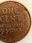 1955 RD Lincoln Wheat Penny with Unique Errors