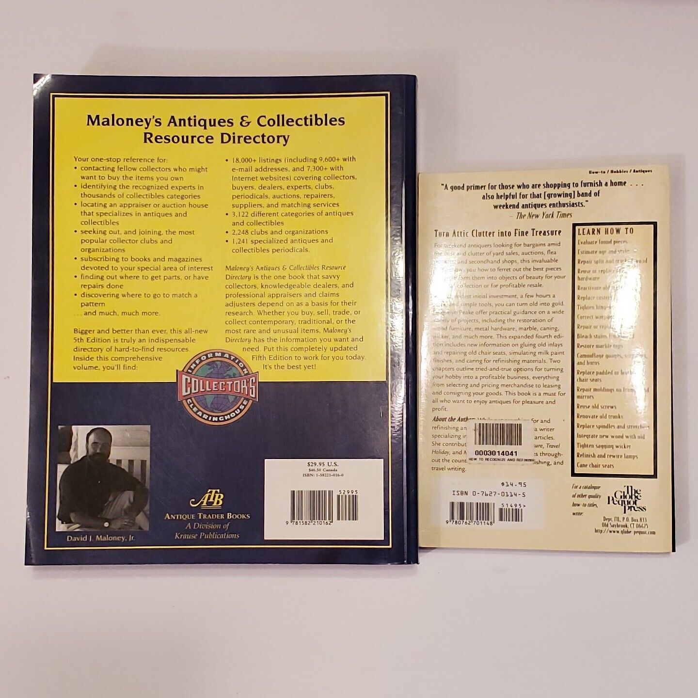 Antique Restoration Bundle: 2 Informative Collectibles Books