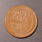 1955 Lincoln Wheat Penny No Mint Mark Error