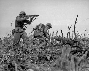 Okinawa Marines World War II 8"x10" Photo