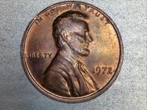 1972 Lincoln Cent Doubled Die Obverse DDO-010