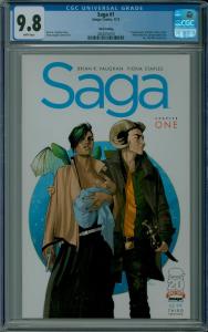 SAGA #1 Third Print CGC 9.8 NM/MT