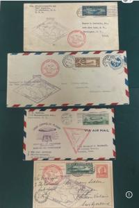 Graf Zeppelin On Cover Card Set C13-C18