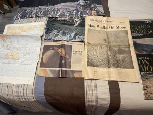 Apollo 8 & 11 Moon Landing Collectible Lot