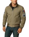 Men's Vintage WW2 Bomber Jacket Inspired by Brad Pitt