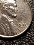 1943 D Mint Error Lincoln Steel Wheat Penny