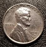 1943 D Mint Error Lincoln Steel Wheat Penny