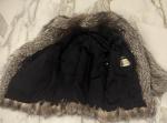 Silver Fox Fur Coat - Medium Size