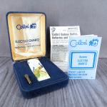 Vintage Calibri Peacock Lighter with Case