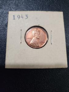 1943 Copper Tone Lincoln Wheat Penny - Key Date