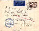 1929 Germany Graf Zeppelin Flight Cover to USA