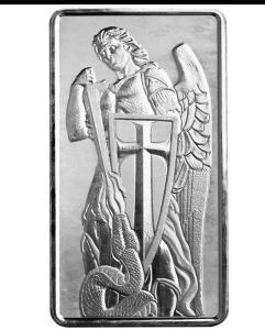 Scottsdale 10oz Silver Archangel Michael Bar