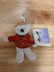 Royal Canadian Mounted Police Bear Plush Keychain