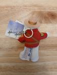 Royal Canadian Mounted Police Bear Plush Keychain