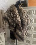 Silver Fox Fur Cape Stole for Elegant Style