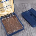 Vintage Calibri Peacock Lighter with Case