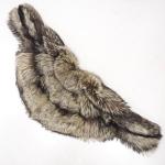 Silver Fox Fur Cape Stole for Elegant Style
