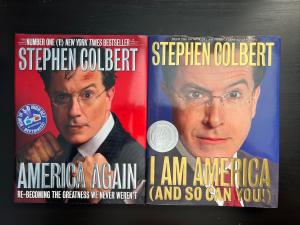 Stephen Colbert Set: America Again & I Am America