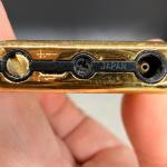 Colibri Vintage Gold Tone Slim Lighter with Box