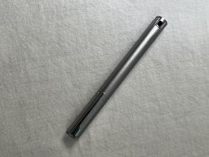 Vintage Colibri Pipe Pen Lighter Unique Flame Silver Stick Japan Tobacciana