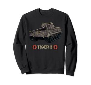 Vintage World War 2 German Tank Tiger 2 II WW2 memorabilia Sweatshirt