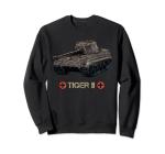 Vintage World War 2 German Tank Tiger 2 II WW2 memorabilia Sweatshirt