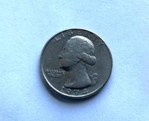 RARE 1974 Washington Quarter Coin Circulated No Mint Mark Uncertified