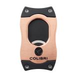 Used Colibri S-Cut Cigar Cutter Black and Rose Gold - Final Sale