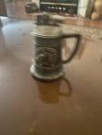 Colibri Horse Head Stein Table Lighter Pewter Finish Japan