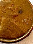 1969 S Rare Lincoln Memorial Cent! Machine Doubling Multi Errored Collar Rim+