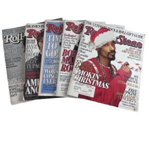 Stephen Colbert & Jon Stewart Rolling Stones Magazine 2006 Lot of 4 Snoop Dogg +