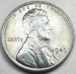 1943 Lincoln Wheat Cent 3 Coin Set