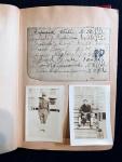 1918 WWI Military Journal and Photo Scrapbook