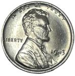 1943 Lincoln Wheat Cent 3 Coin Set