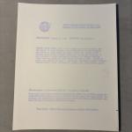 1969 Apollo 11 Command Module KSC Press Photo