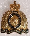 Royal Canadian Mounted Police Button Pin