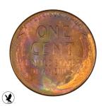 1955 Lincoln Wheat Cent with Unique Die Cracks