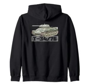 T-34 76 Russian WW2 Tanks Hoodie