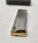 Colibri Vintage Electro-Quartz Lighter Silver Gold