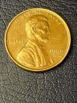 1969-S Lincoln Memorial Penny Double Die Obverse