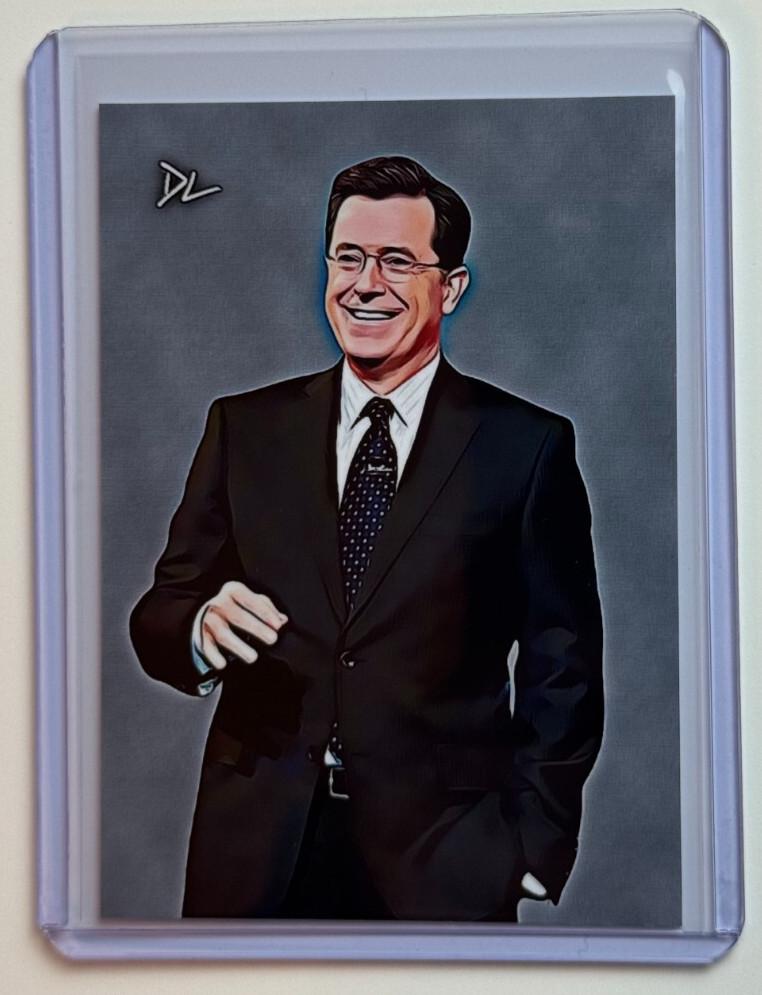 Stephen Colbert Artist Signed "Late Night Legend" Card