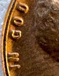 1955-P Lincoln Wheat Penny with Errors