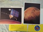 NASA Mars Observer Mission Collectibles: Booklets, Pins, Decal