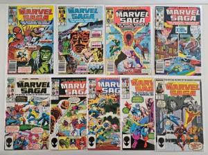 Marvel Saga Comic Lot of 9 Issues