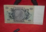 1933 Germany 50 Mark Banknote WWII Memorabilia
